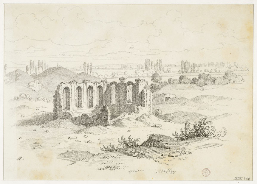 VUE D'ALSACE : RUINES DE L'EGLISE DE GARNISON DE FORT-LOUIS_0